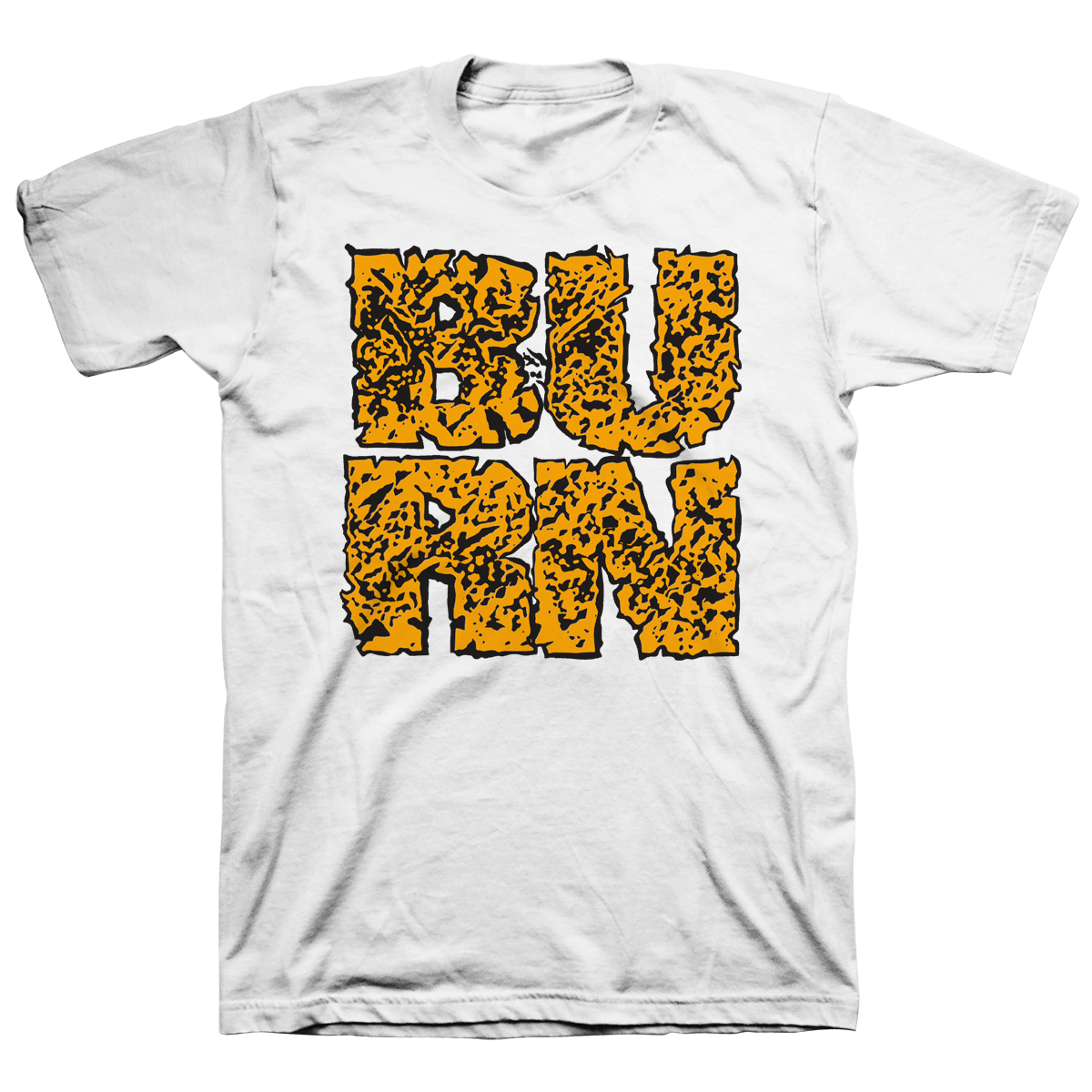 BURN &quot;Square&quot; White T-Shirt