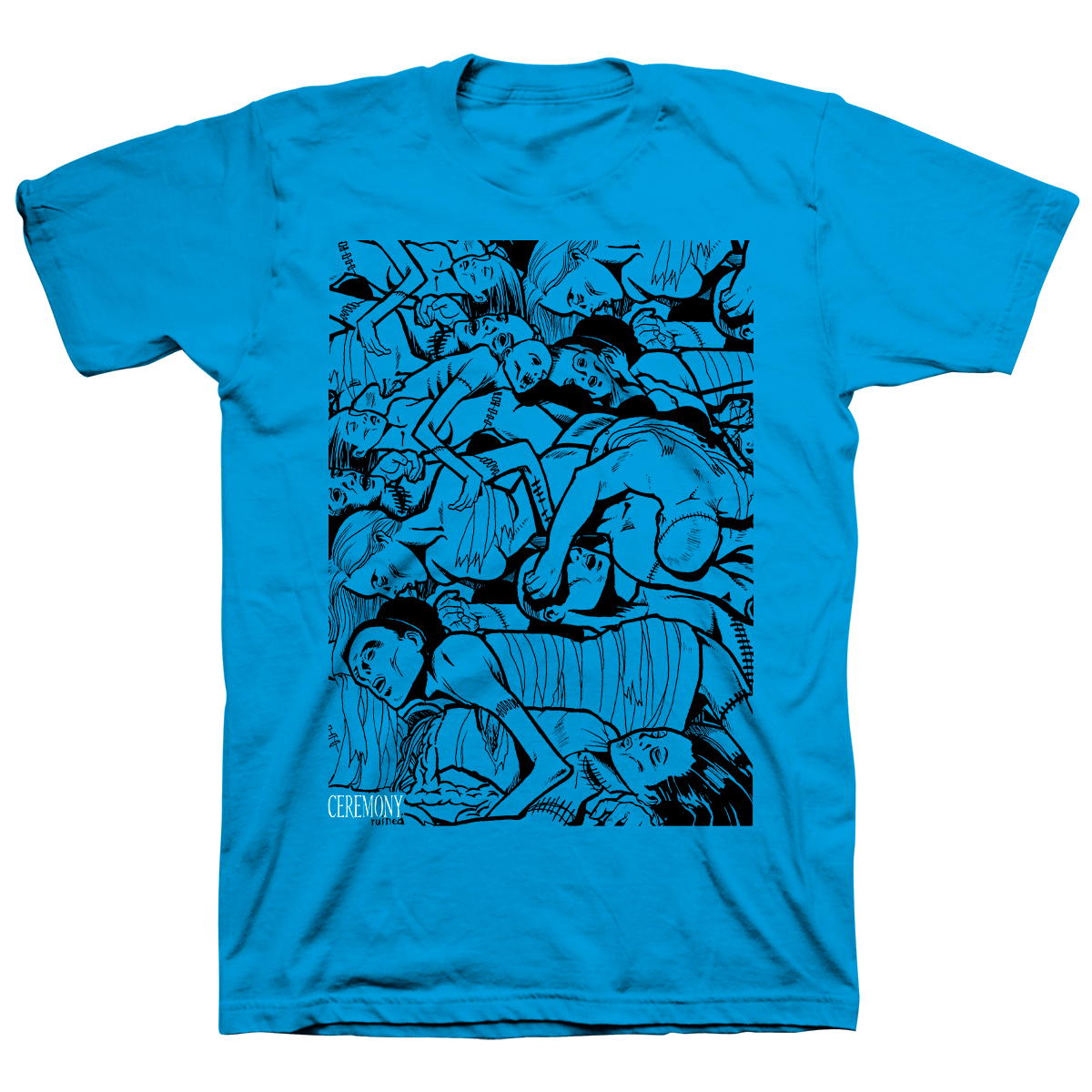 CEREMONY &quot;Ruined&quot; Blue T-Shirt