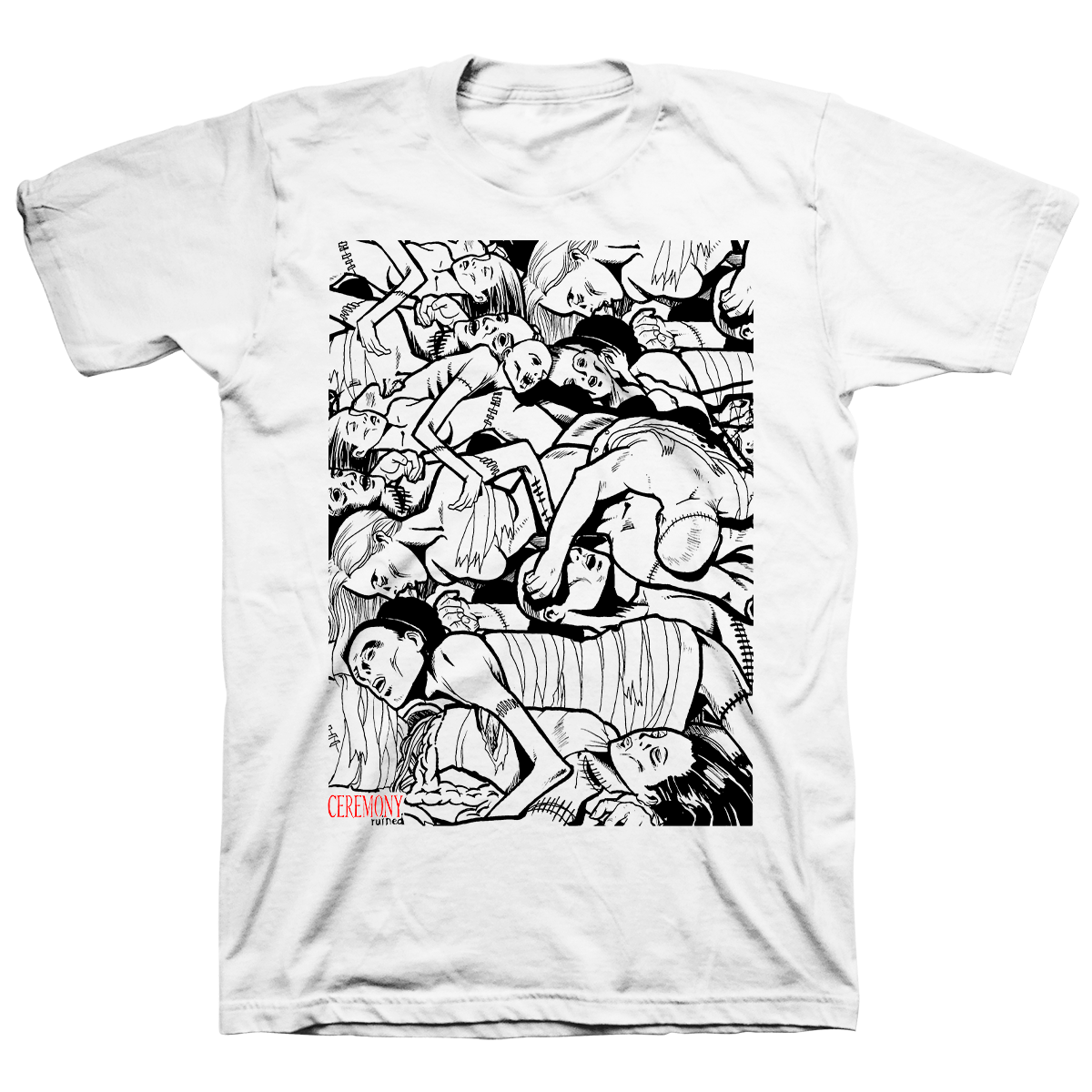 CEREMONY &quot;Ruined&quot; White T-Shirt