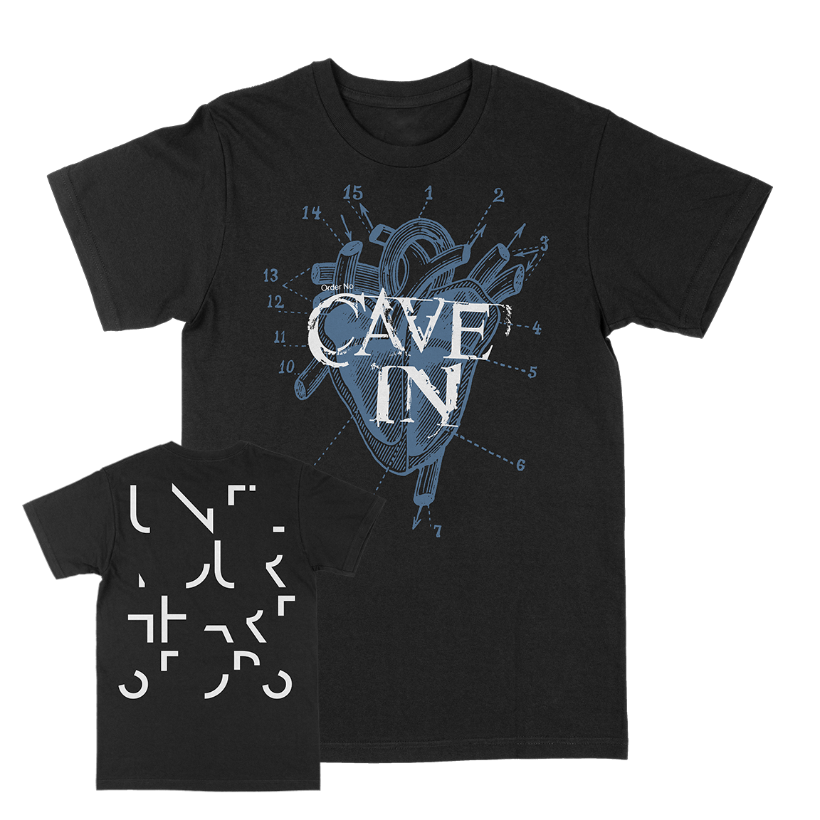 CAVE IN &quot;UYHS Heart“ Black T-Shirt