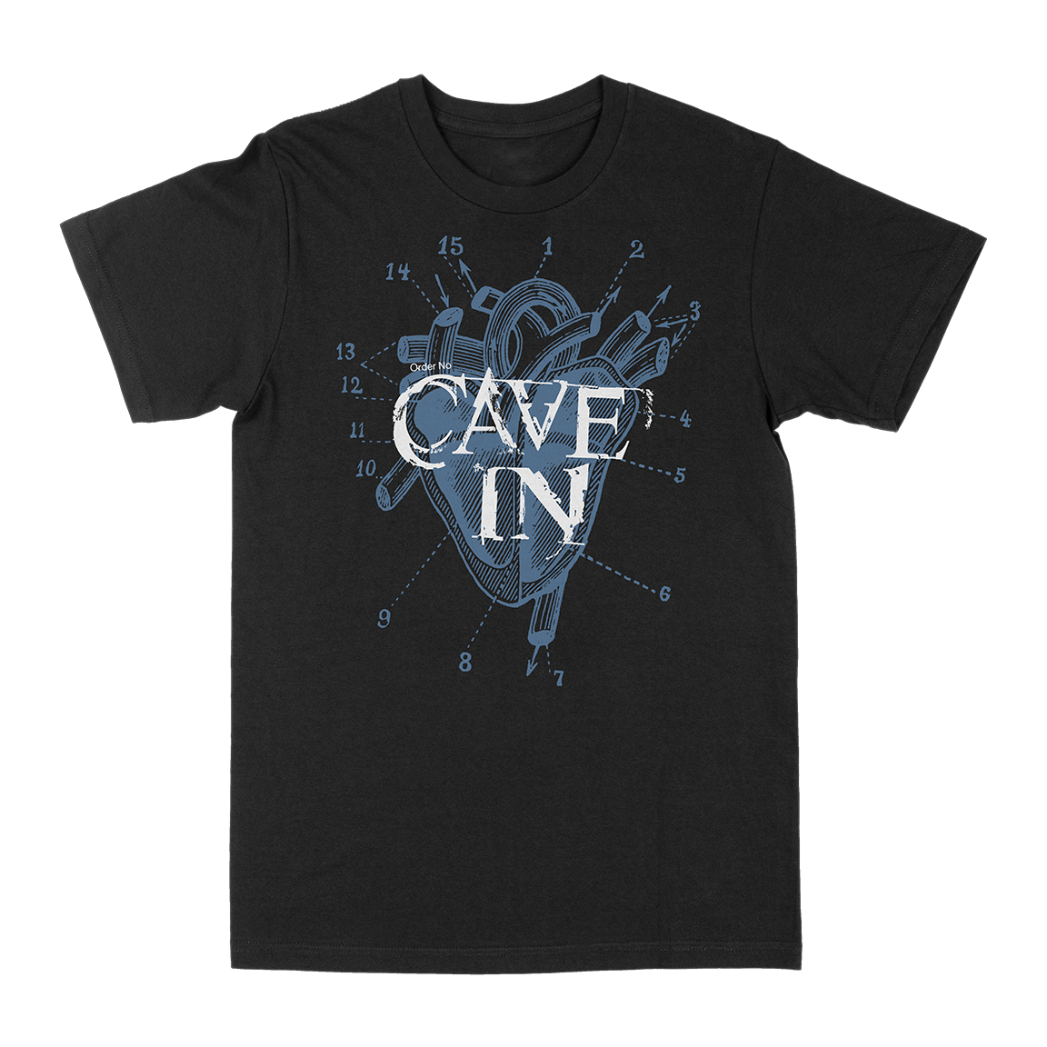 CAVE IN &quot;UYHS Heart“ Black T-Shirt