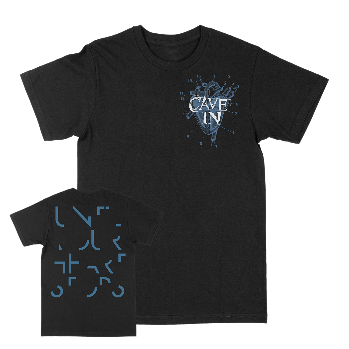 CAVE IN &quot;UYHS Small Heart“ Black T-Shirt