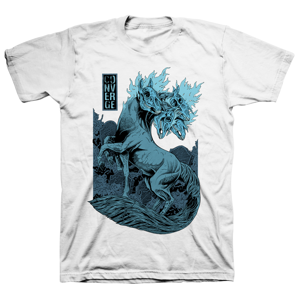 CONVERGE &quot;Dark Horse&quot; White T-Shirt