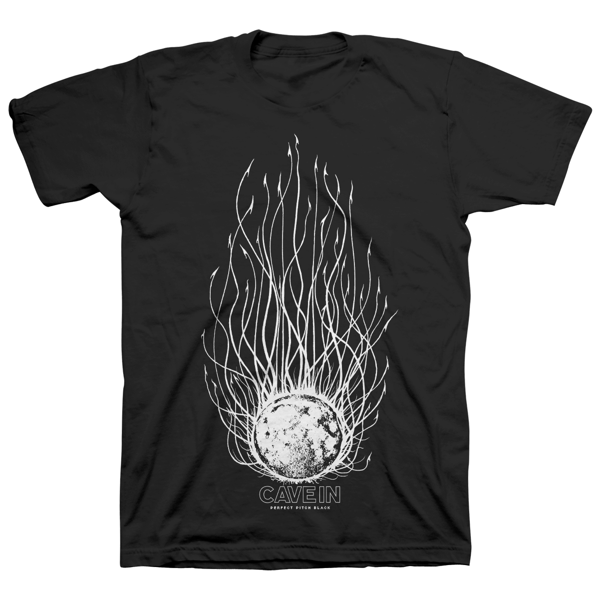 CAVE IN &quot;Perfect Pitch Black: Evil Moon&quot; Black T-Shirt