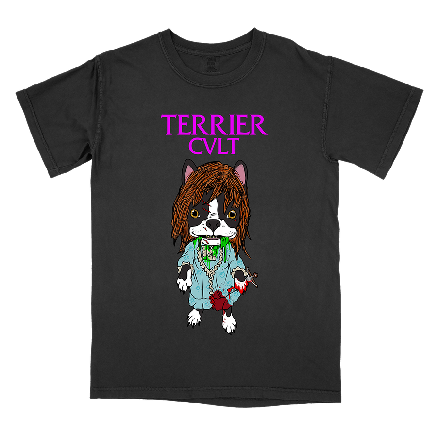 TERRIER CVLT &quot;Captain Howdy&quot; Black T-Shirt