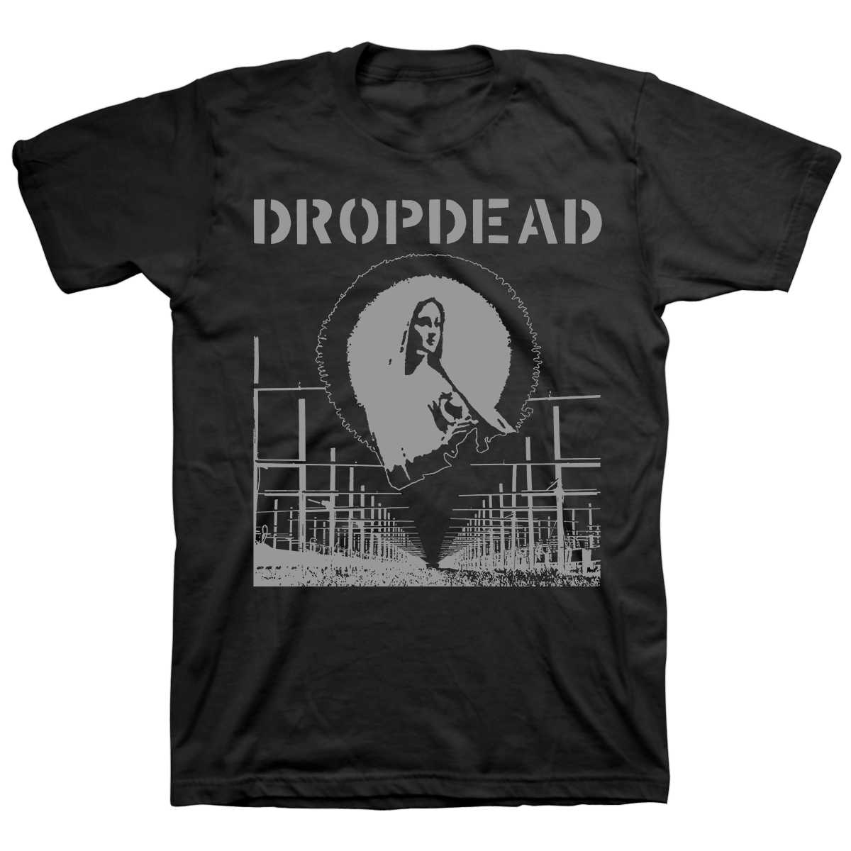 DROPDEAD &quot;Mary: Grey&quot; Black T-Shirt