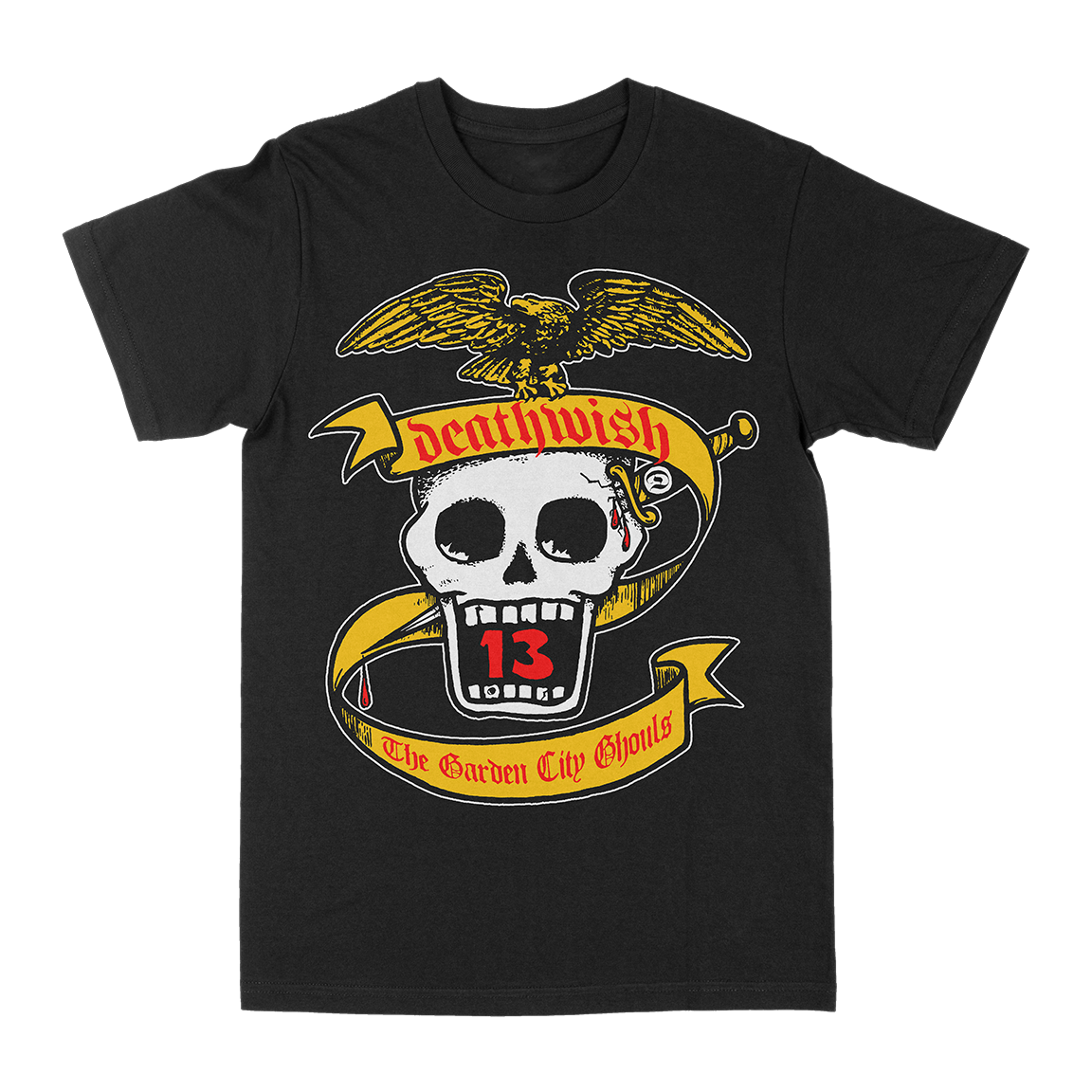 DEATHWISH &quot;The Garden City Ghouls&quot; Black T-Shirt