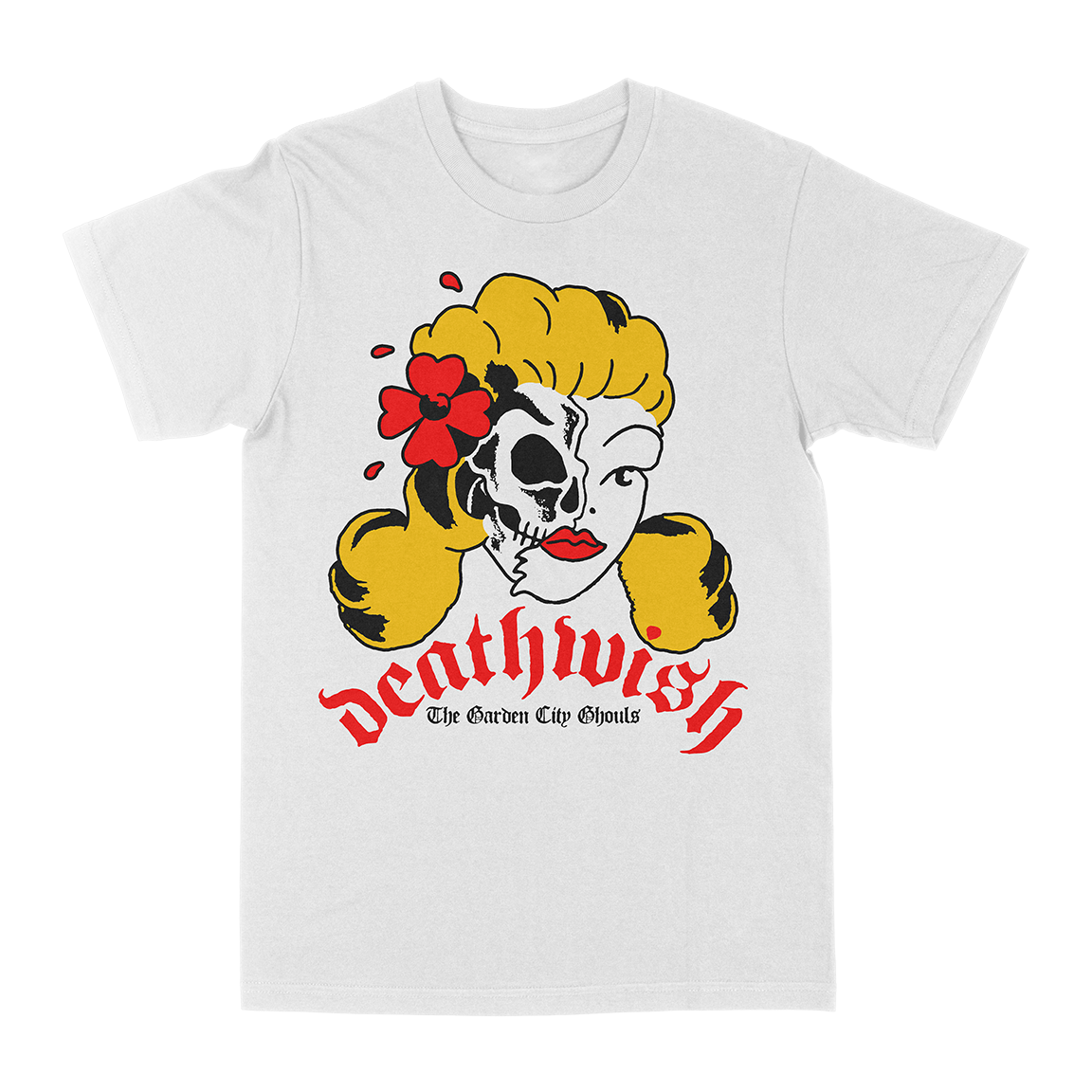 DEATHWISH &quot;Lady Death&quot; White T-Shirt