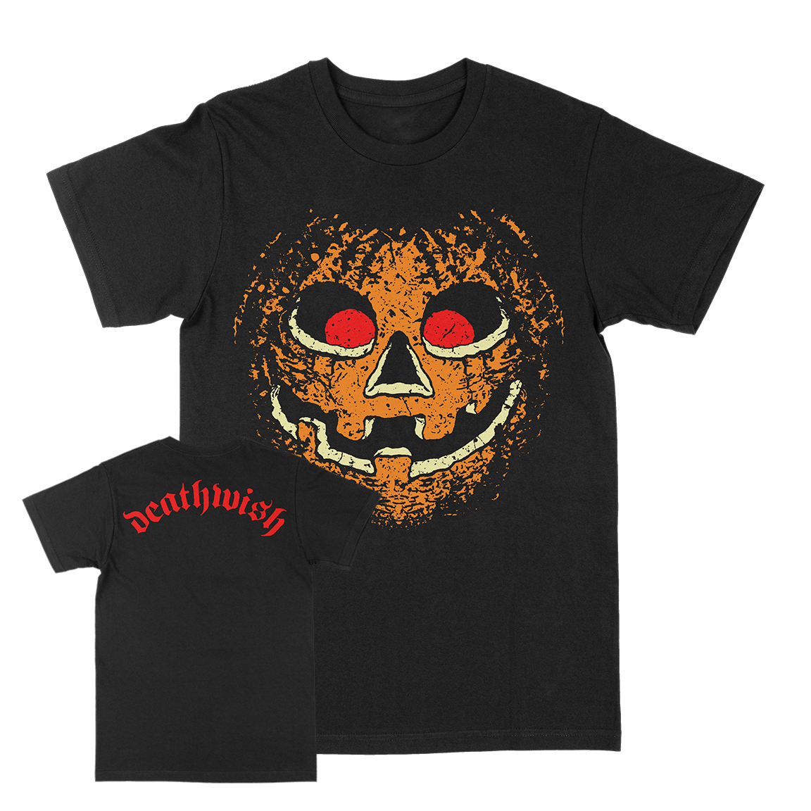 DEATHWISH &quot;Pumpkin&quot; Black T-Shirt