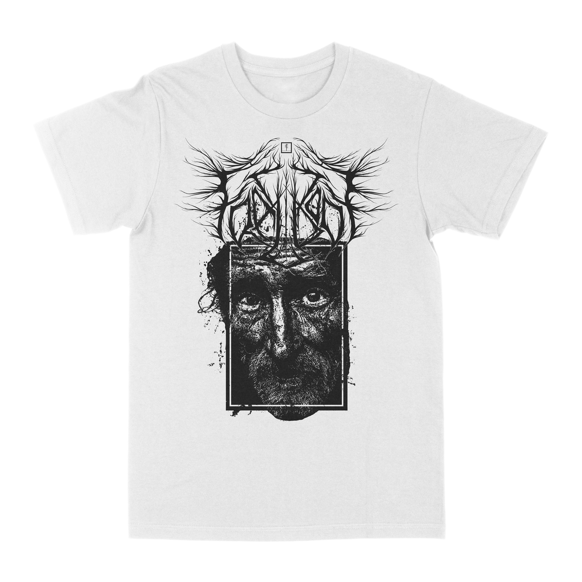 FRAIL BODY &quot;Old Man Face&quot; White T-Shirt