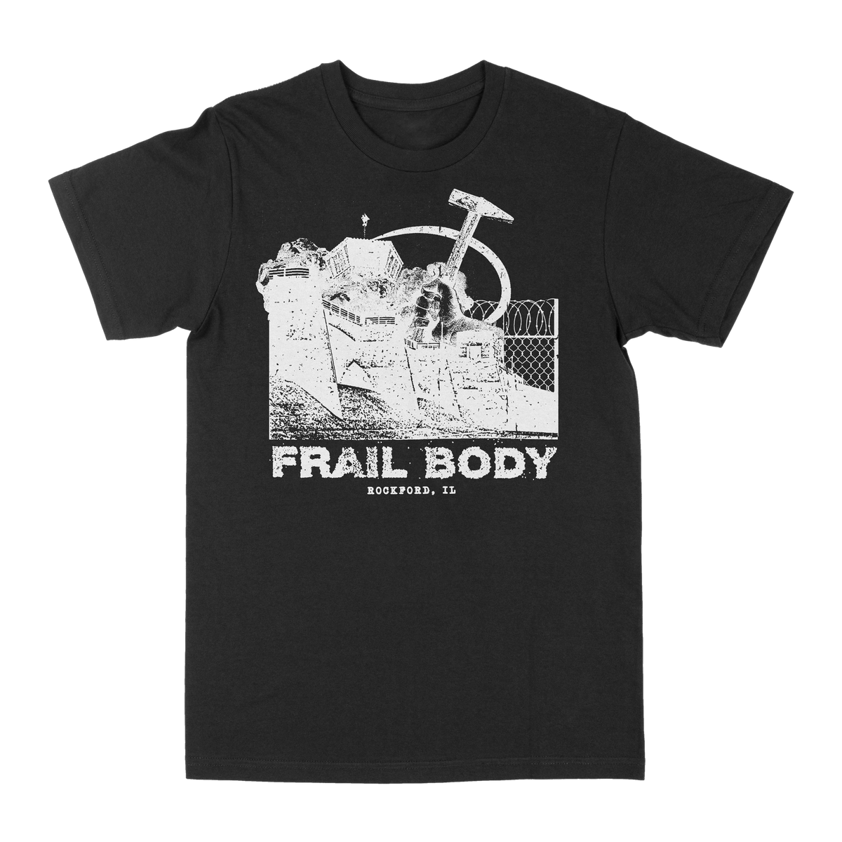 FRAIL BODY &quot;Rockford&quot; Black T-Shirt