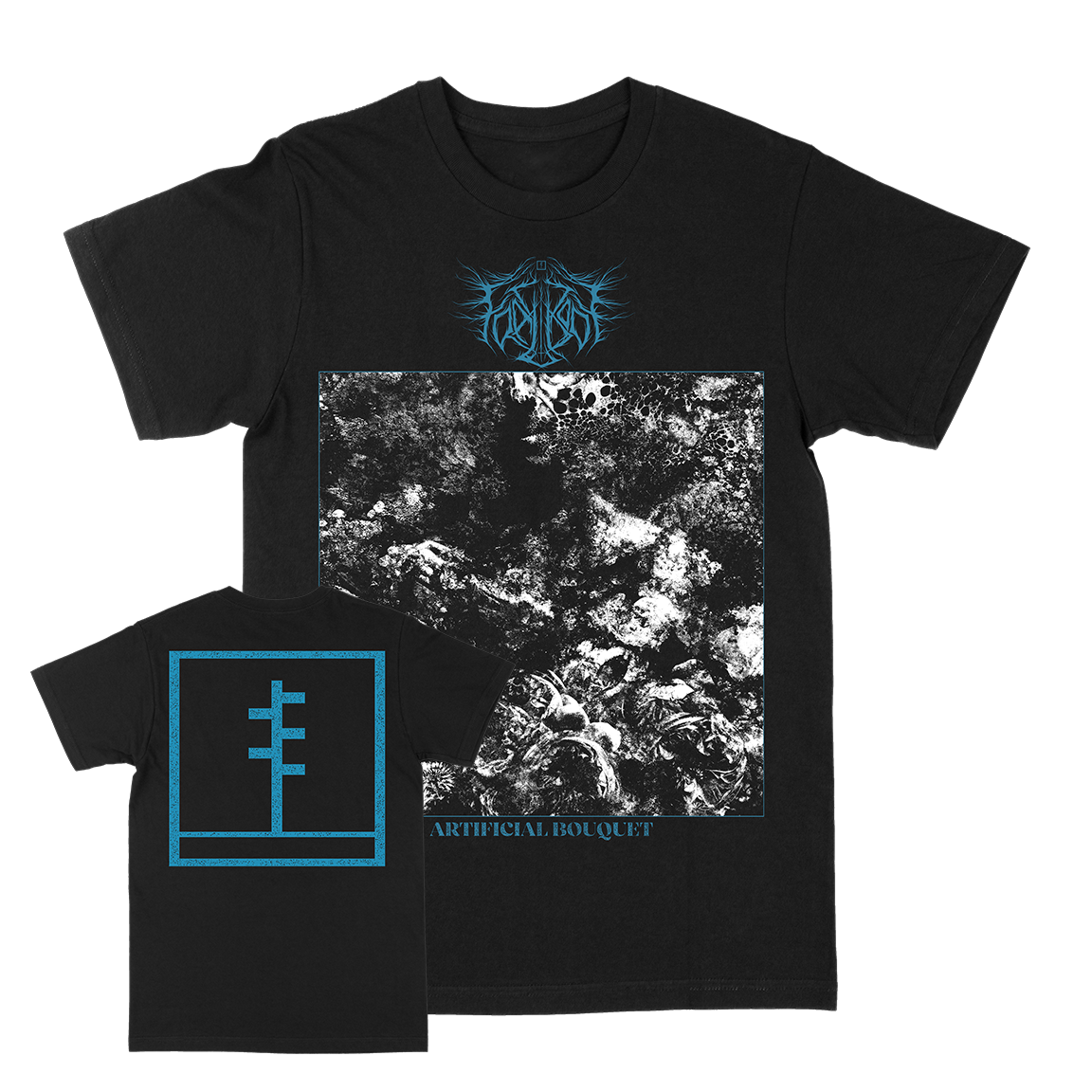 Frail Body &quot;Artificial Bouquet: Stark&quot; Black T-Shirt