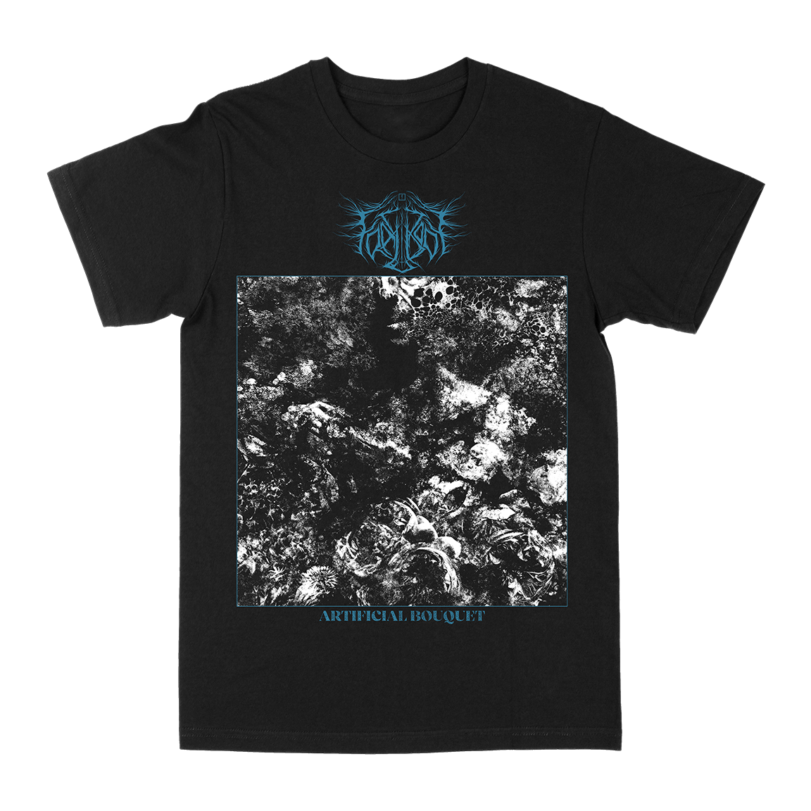 Frail Body &quot;Artificial Bouquet: Stark&quot; Black T-Shirt