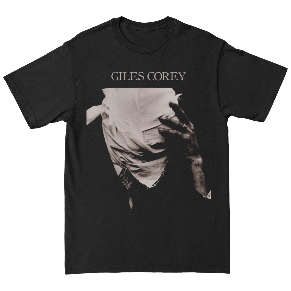GILES COREY &quot;Cover&quot; Black T-Shirt