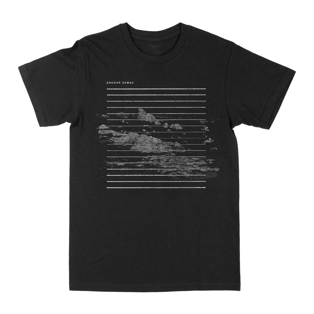 GREGOR SAMSA &quot;Over Air&quot; Black T-Shirt