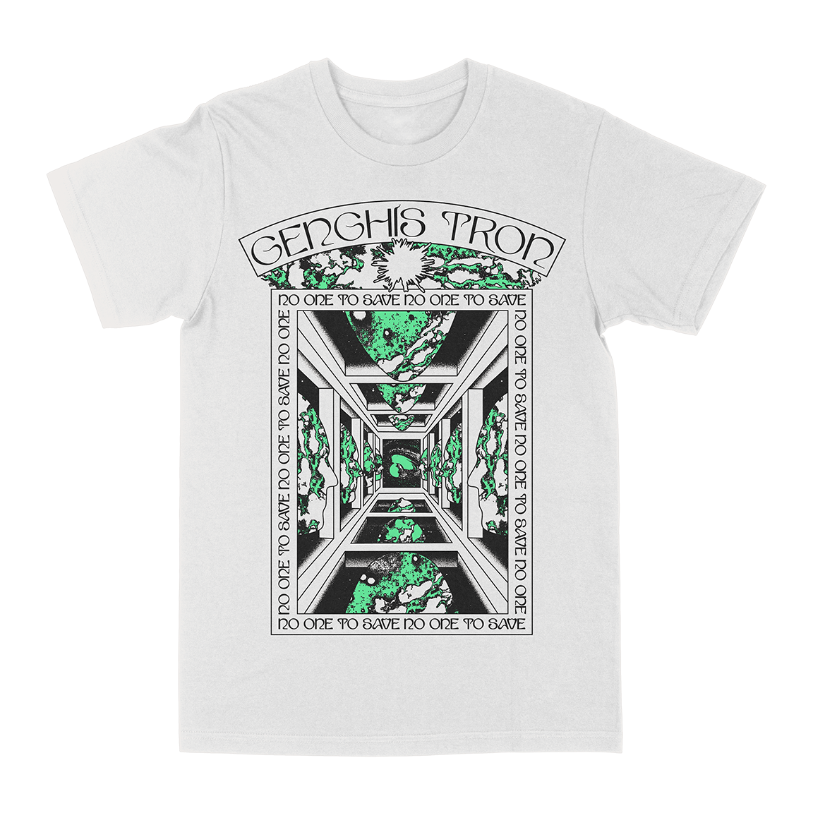 GENGHIS TRON &quot;Great Mother&quot; Vintage White T-Shirt
