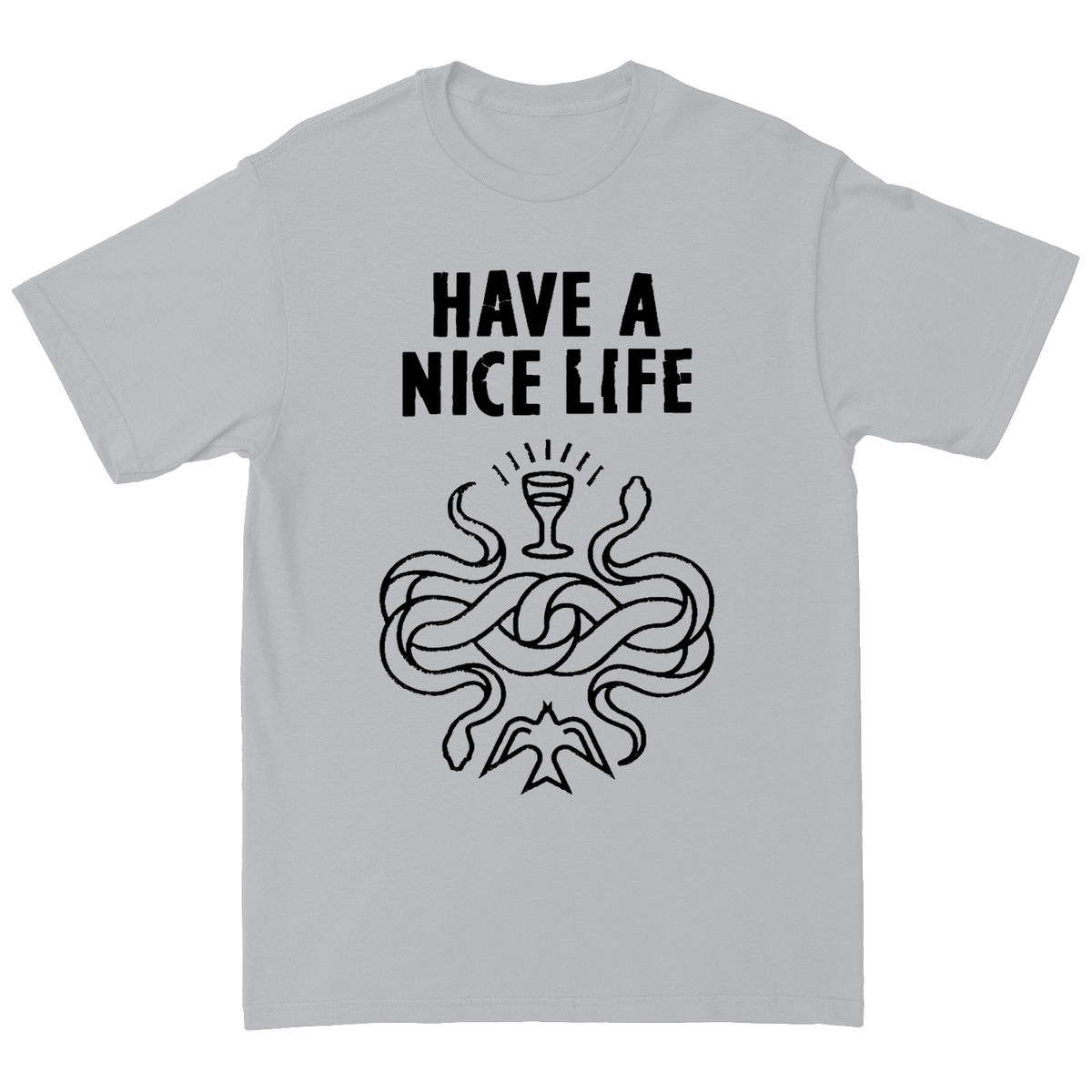 HAVE A NICE LIFE &quot;Twin Snakes&quot; White T-Shirt
