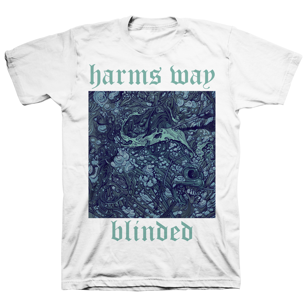 HARM&#39;S WAY &quot;Blinded&quot; White T-Shirt