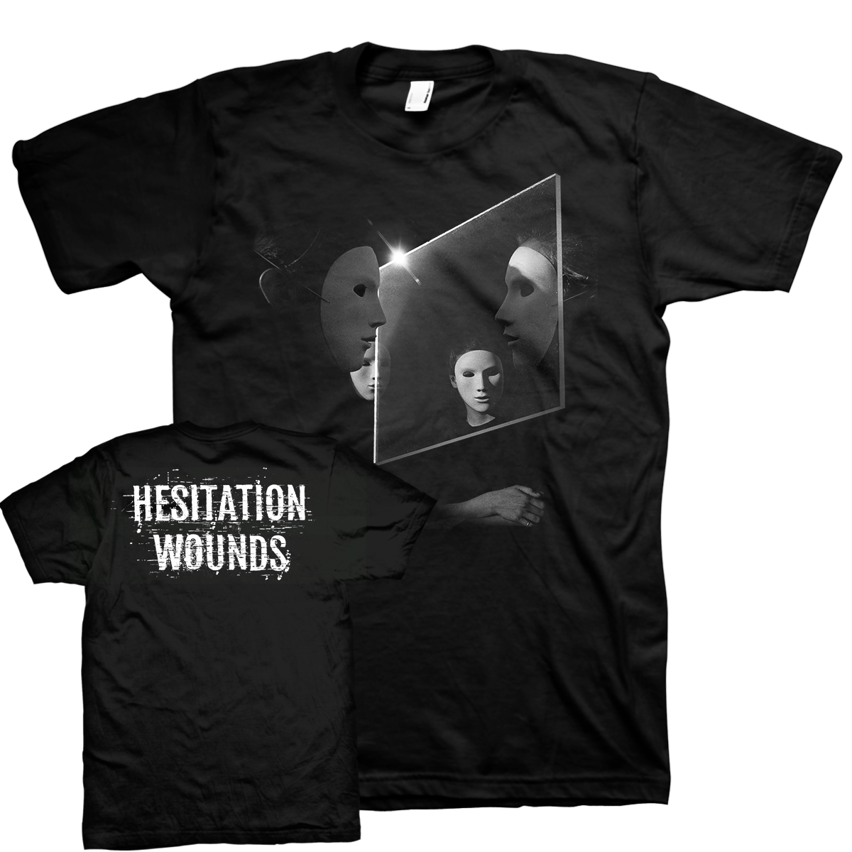 HESITATION WOUNDS &quot;Chicanery&quot; Black T-Shirt