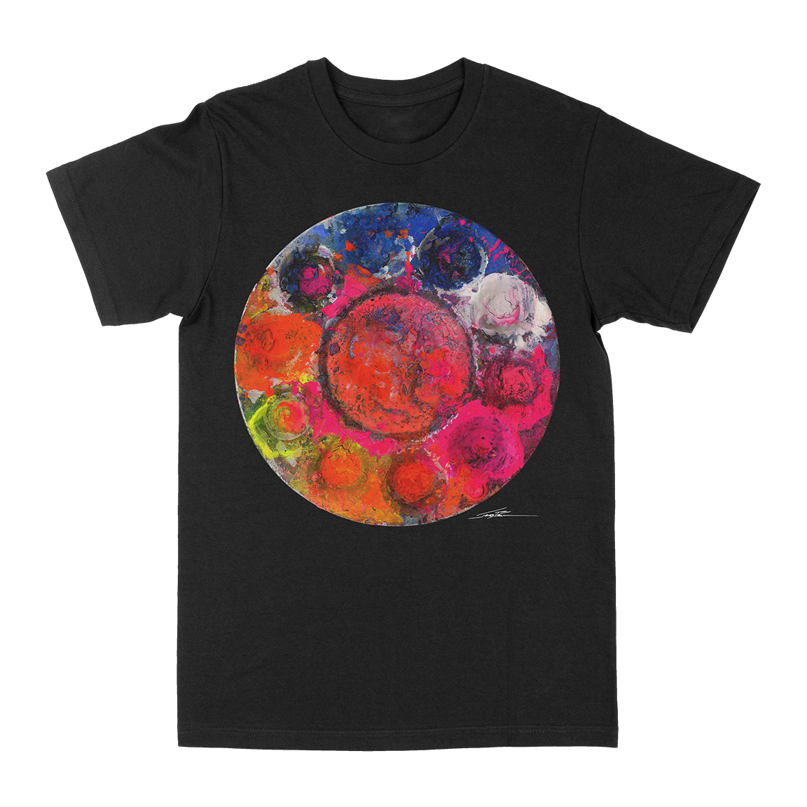 J. BANNON &quot;Palette&quot; Black T-Shirt