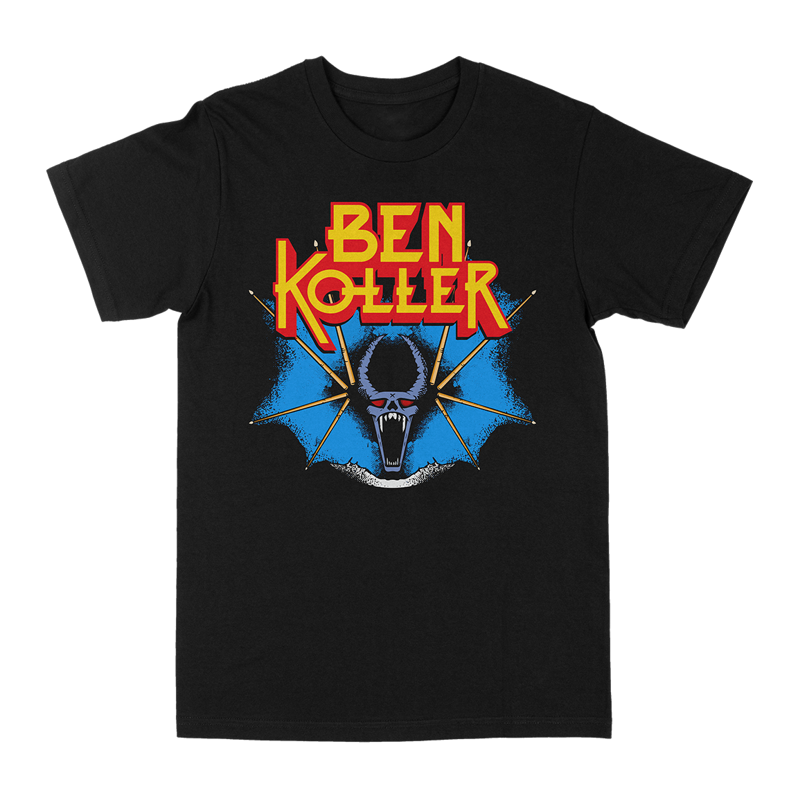 KOLLER CVLT &quot;Bat&quot; Black T-Shirt