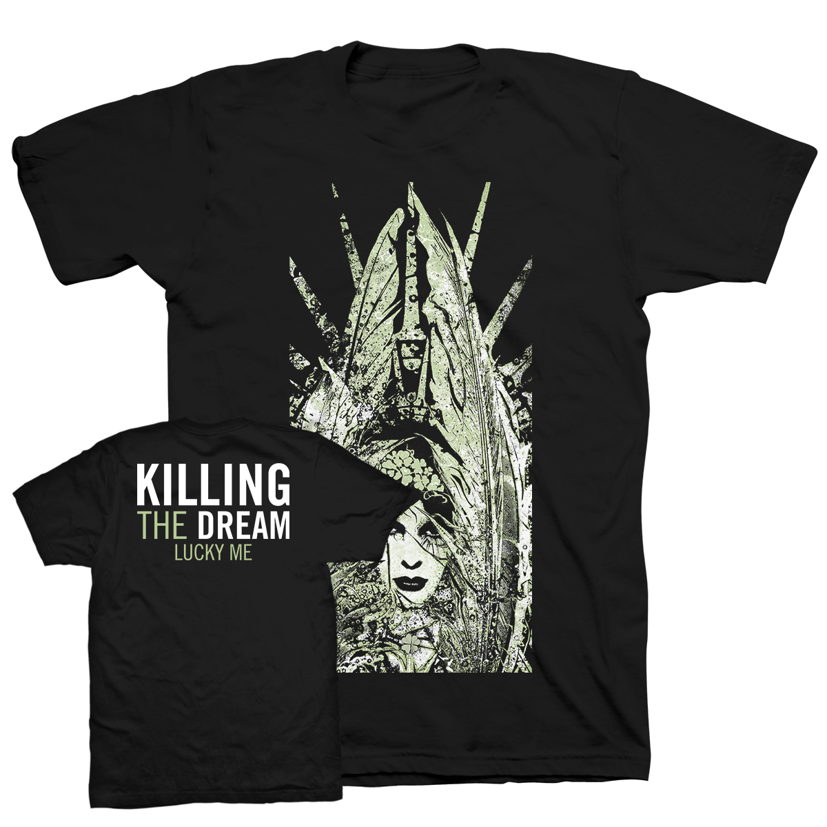 KILLING THE DREAM &quot;Lucky Me&quot; Black T-Shirt