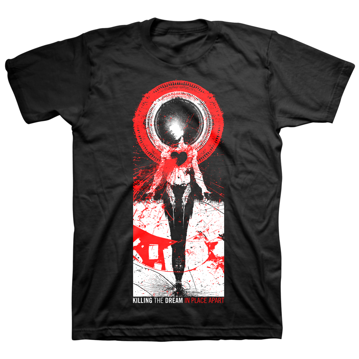 KILLING THE DREAM &quot;In Place Apart&quot; Black T-Shirt