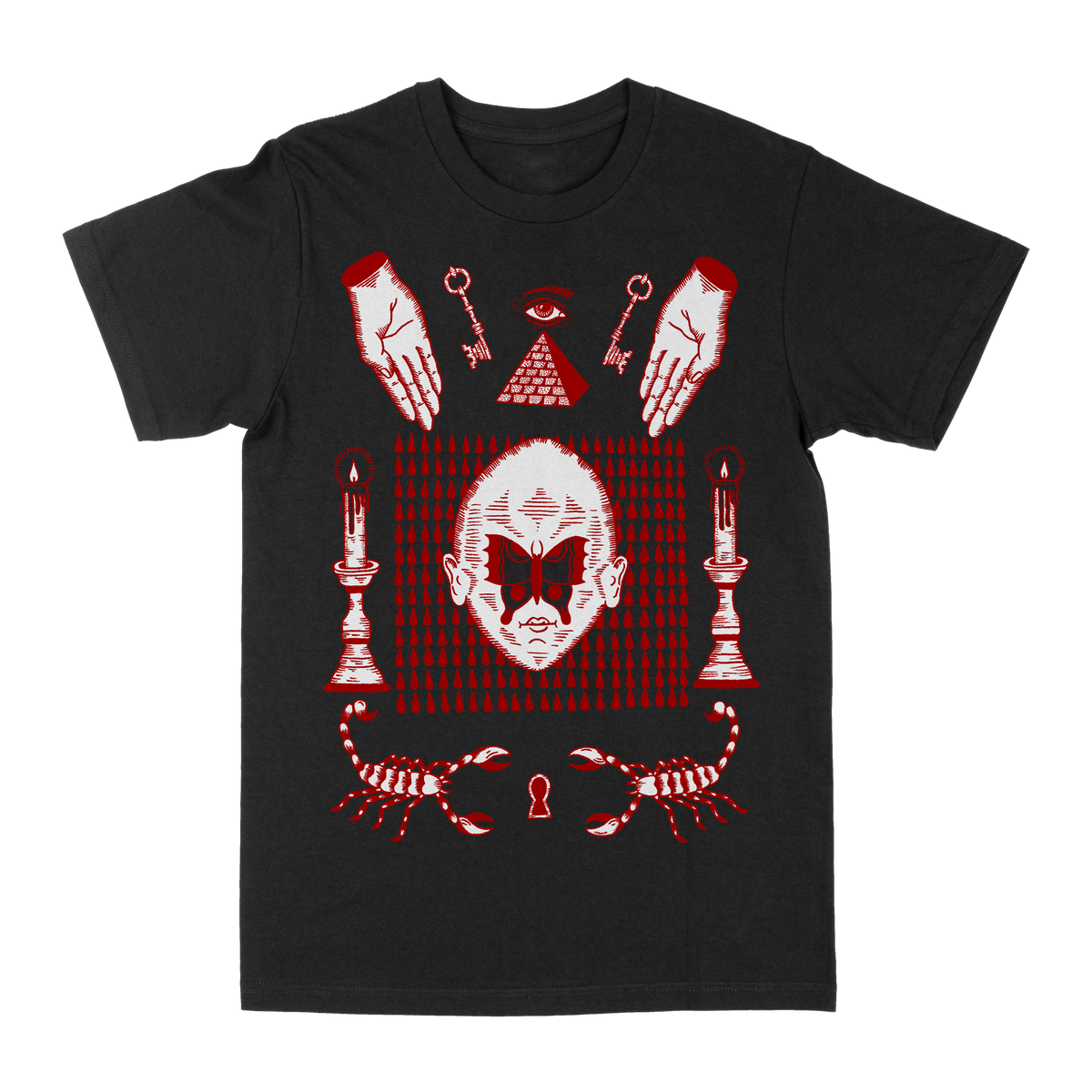 MARVIN NYGAARD &quot;Butterfly Eyes&quot; Black T-Shirt