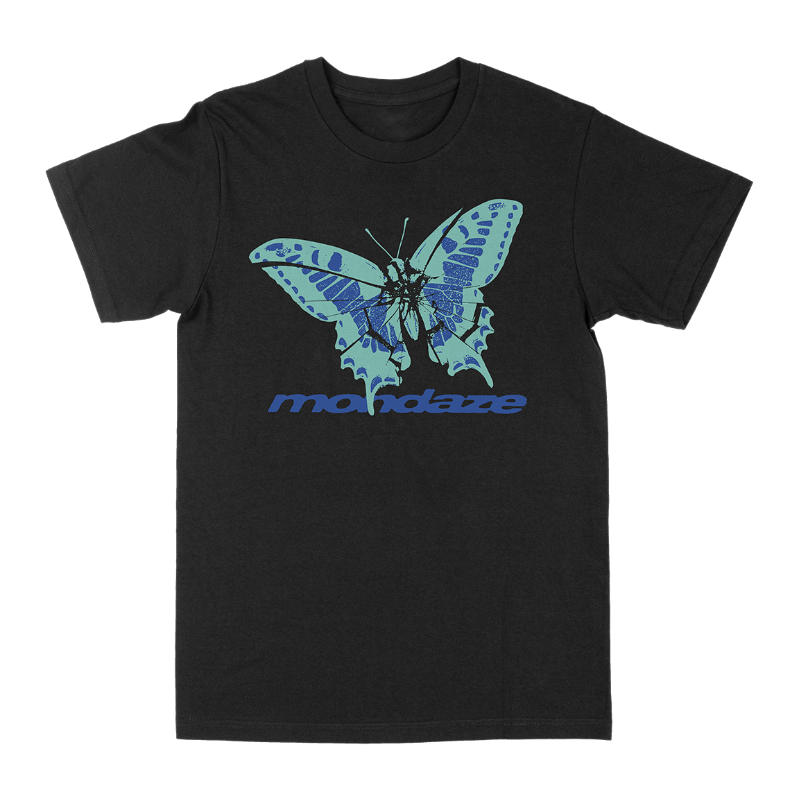 MONDAZE &quot;Butterfly&quot; Black T-Shirt