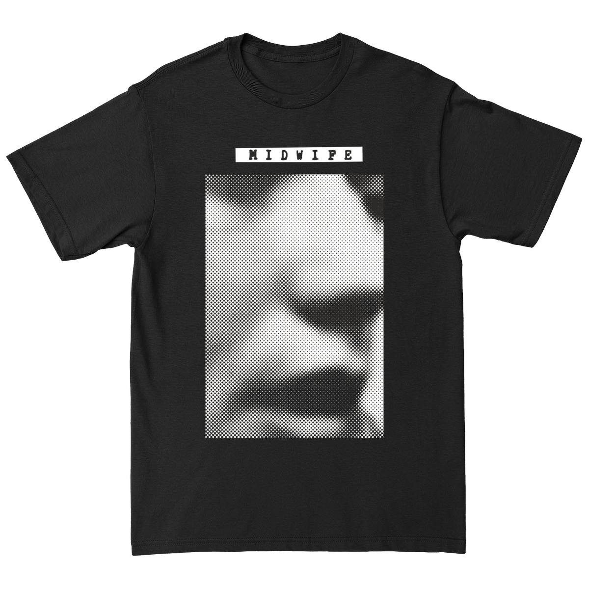 MIDWIFE &quot;Face&quot; Black T-Shirt