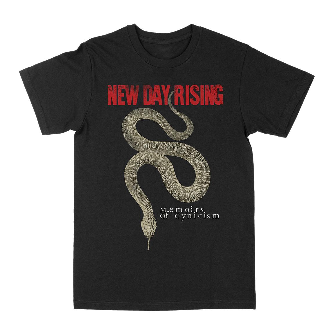 NEW DAY RISING &quot;Memoirs Of Cynicism&quot; Black T-Shirt