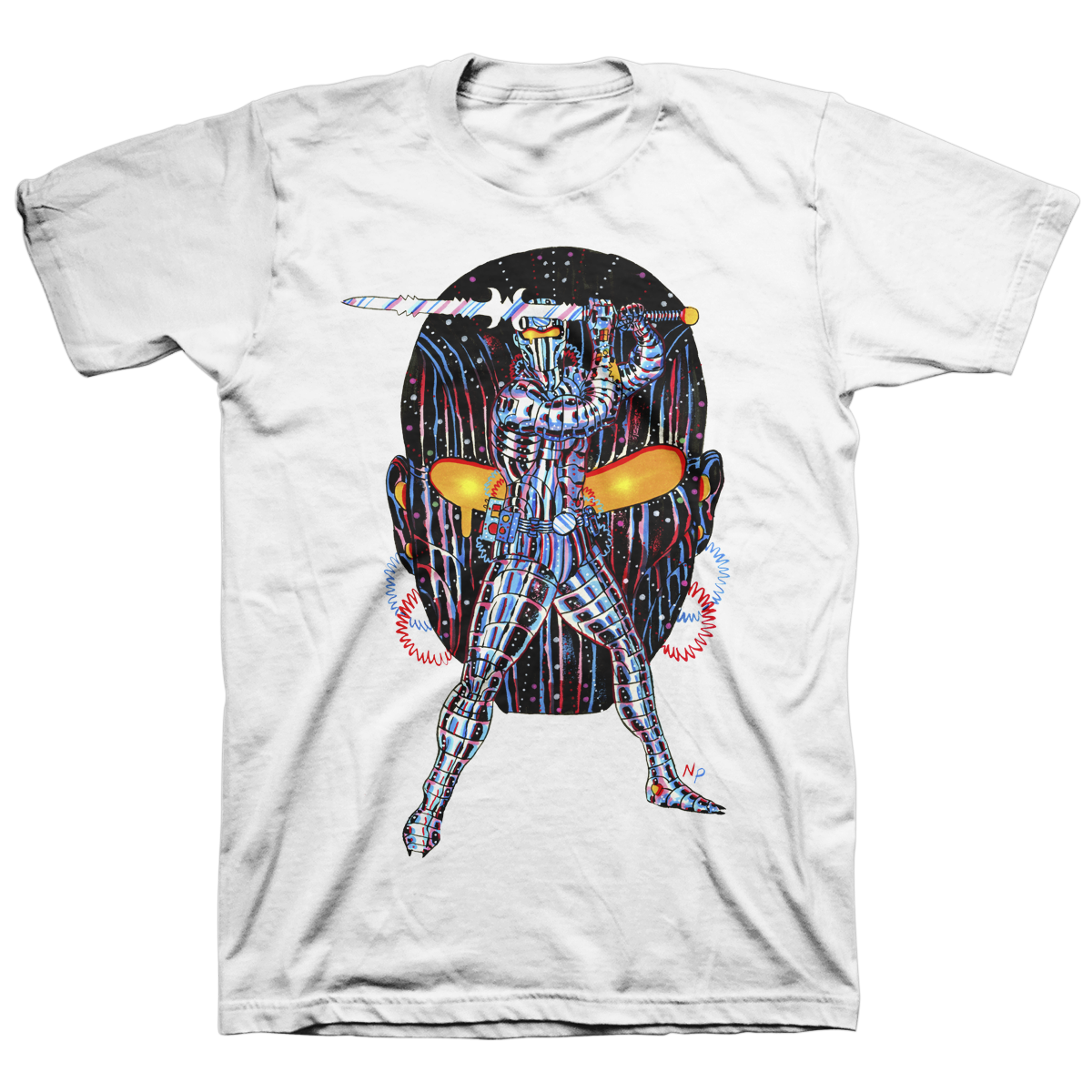 NICK PYLE &quot;Exacto&quot; White T-Shirt