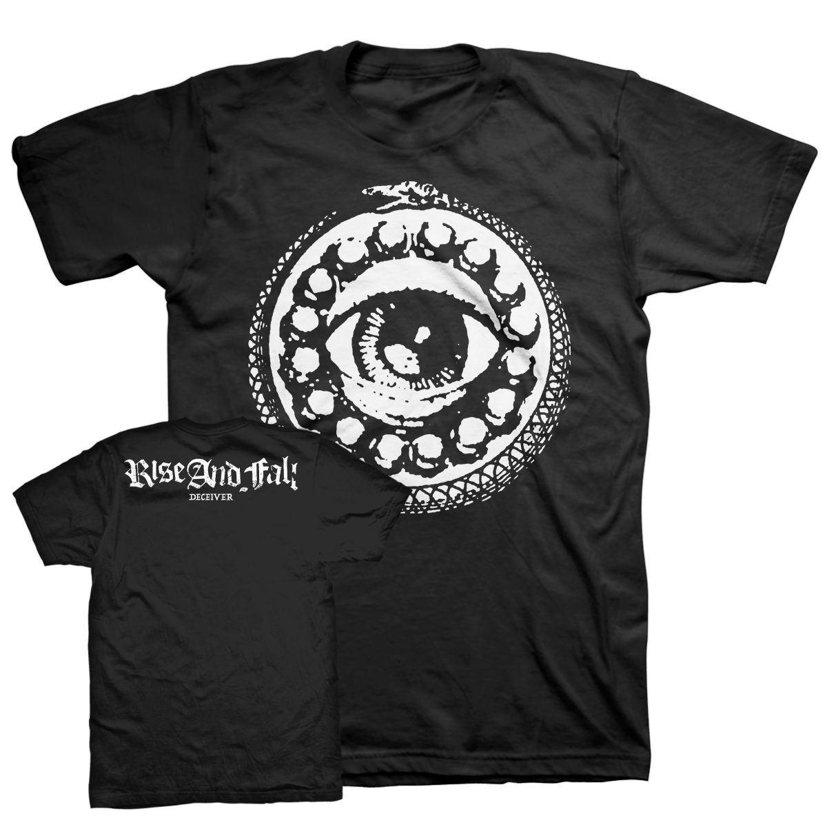 RISE AND FALL &quot;Deceiver&quot; Black T-Shirt