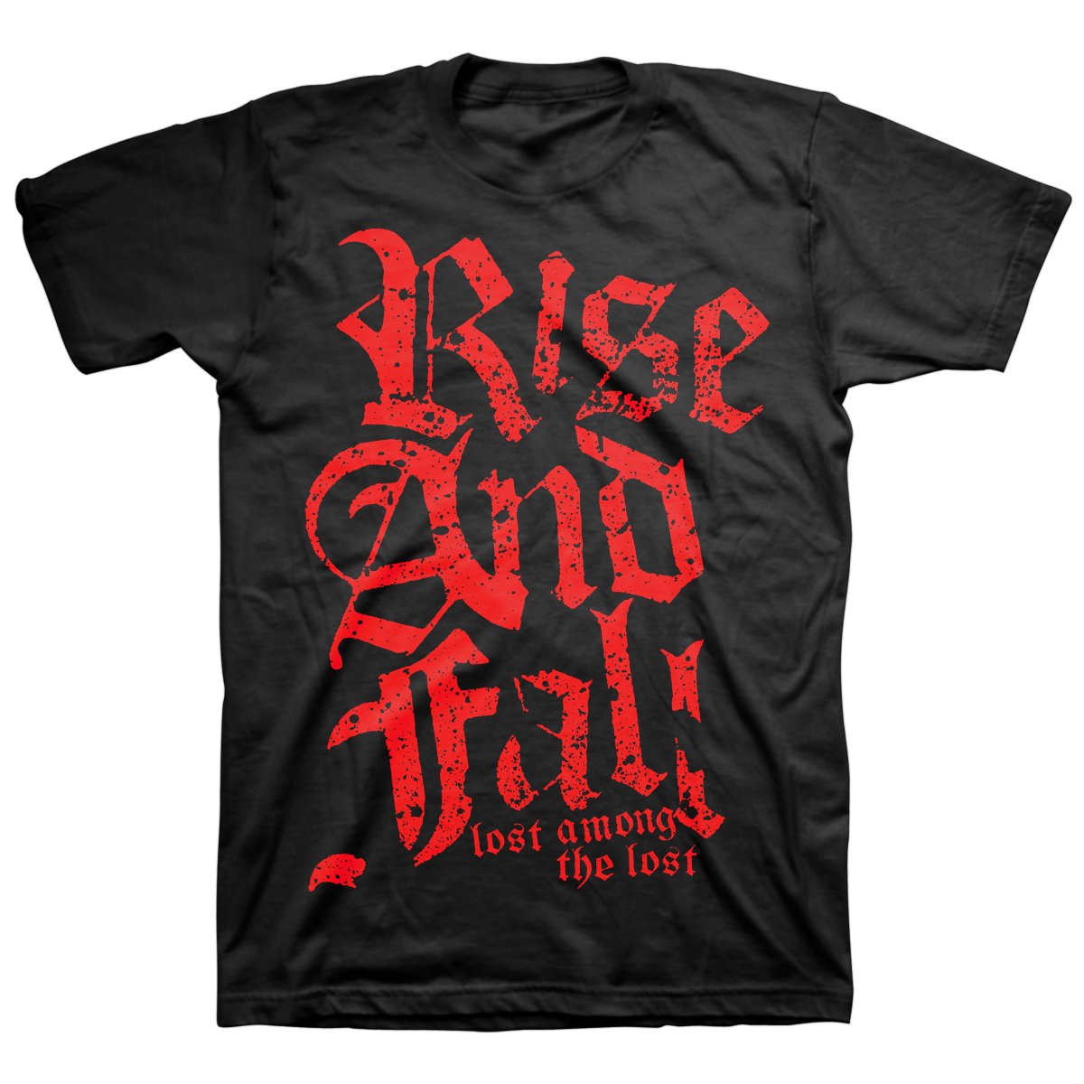 RISE AND FALL &quot;Lost Among The Lost&quot; Black T-Shirt