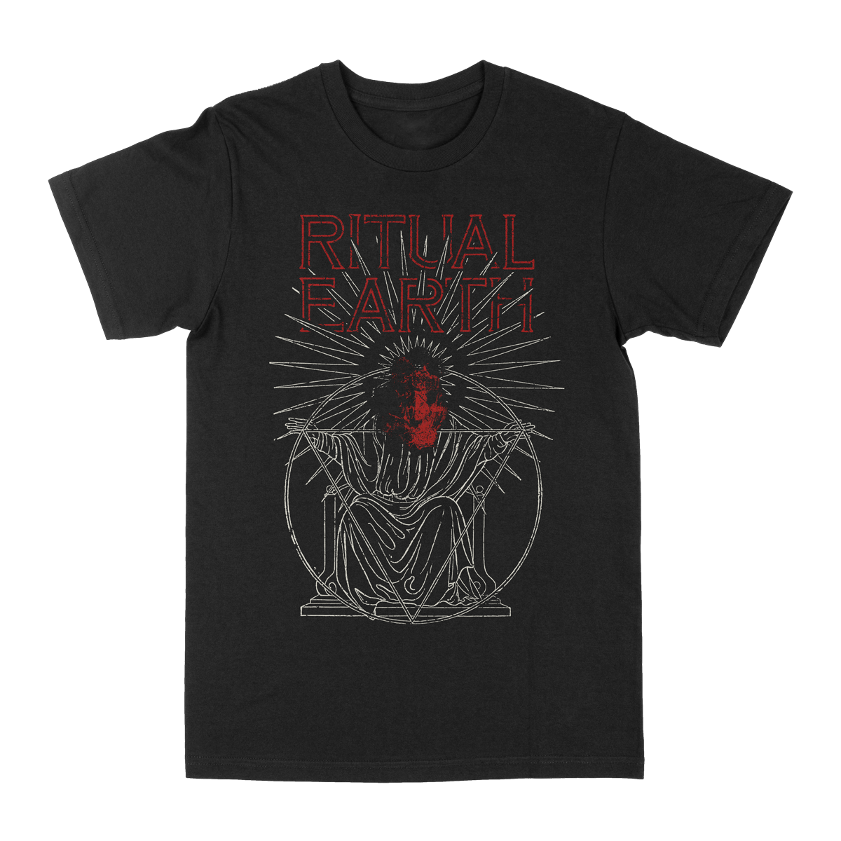 RITUAL EARTH &quot;Throne&quot; Black T-Shirt