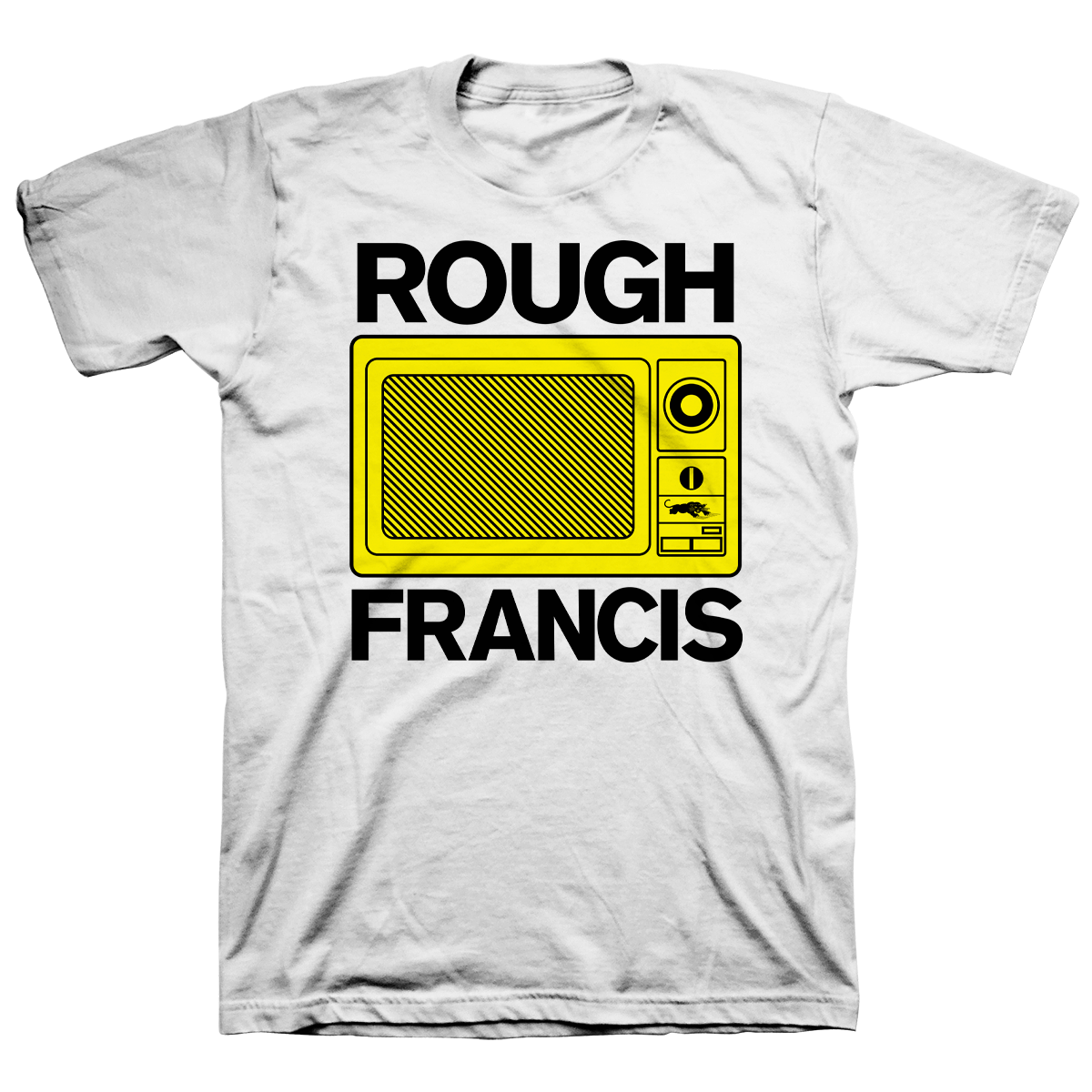 ROUGH FRANCIS &quot;Microwave&quot; White T-Shirt