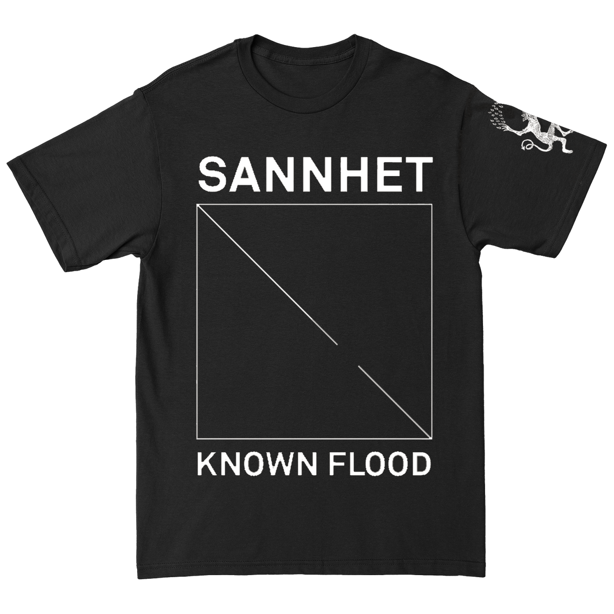 SANNHET &quot;Known Flood&quot; Black T-Shirt