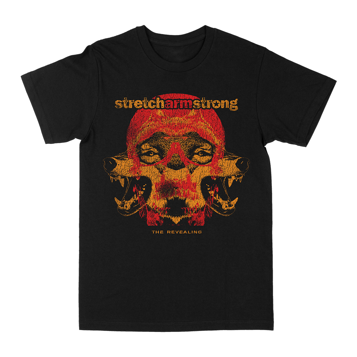 Stretch Arm Strong &quot;Den of Wolves&quot; Black T-Shirt