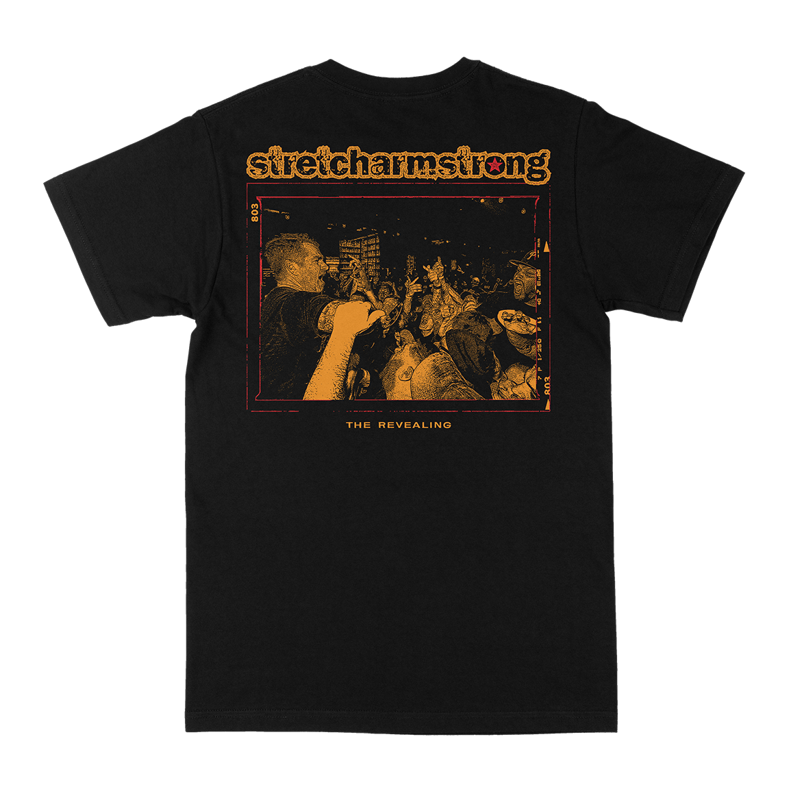 Stretch Arm Strong &quot;The Revealing&quot; Black T-Shirt