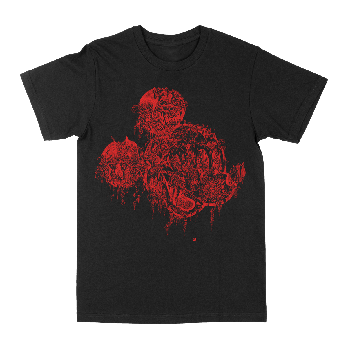 SELDON HUNT &quot;Decayed Toons: Mickey&quot; Black T-Shirt