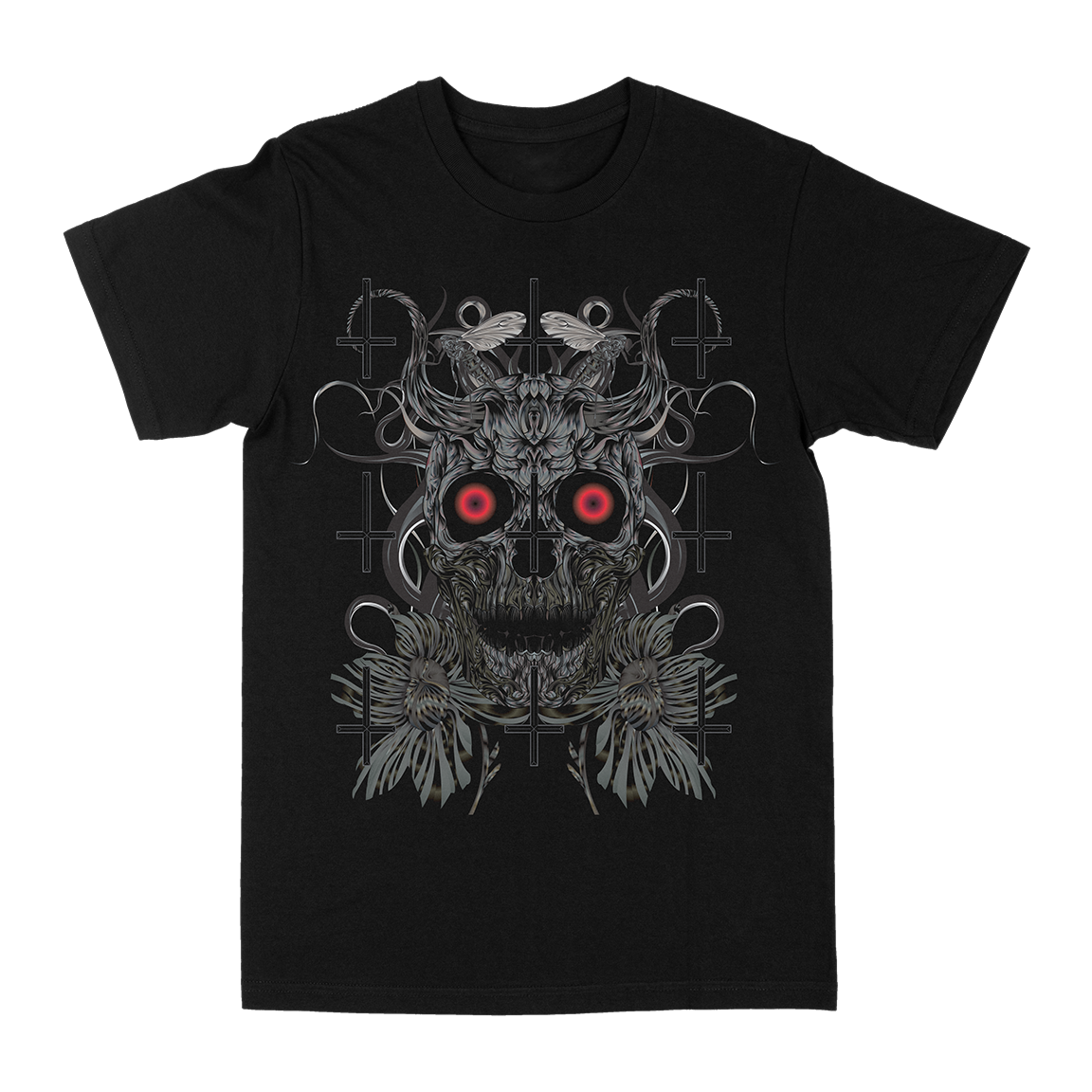 Seldon Hunt &quot;Skull Dark&quot; Black T-Shirt