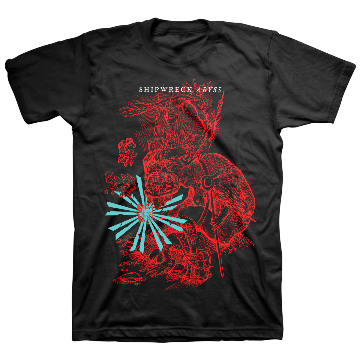 SHIPWRECK AD &quot;Hellmouth&quot; Black T-Shirt
