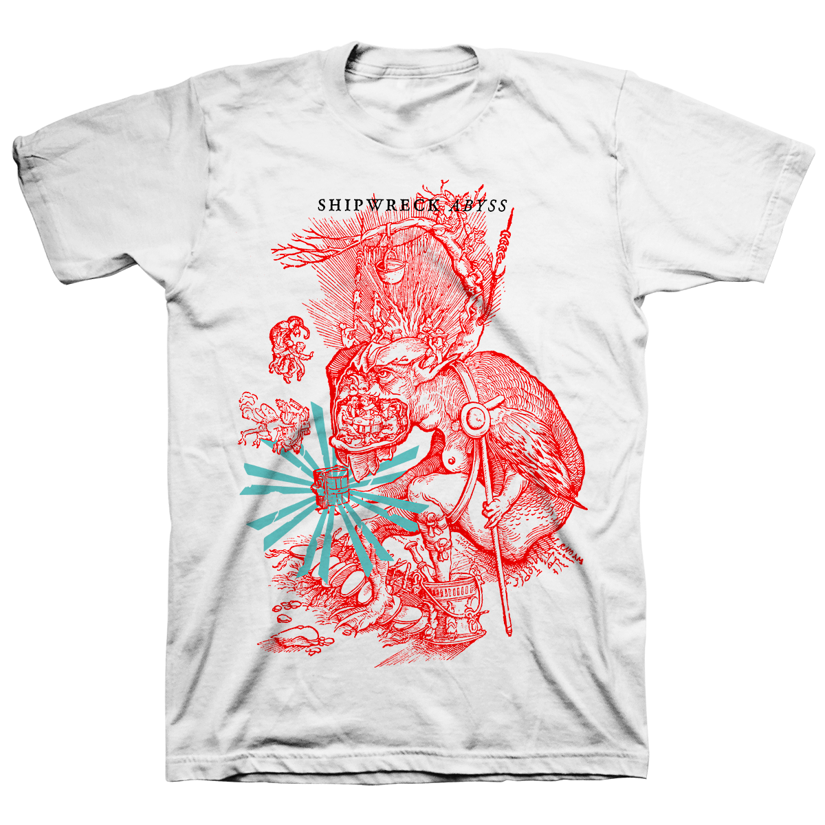 SHIPWRECK AD &quot;Hellmouth&quot; White T-Shirt