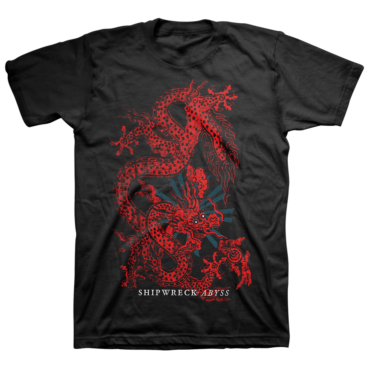 SHIPWRECK AD &quot;Dragon&quot; Black T-Shirt