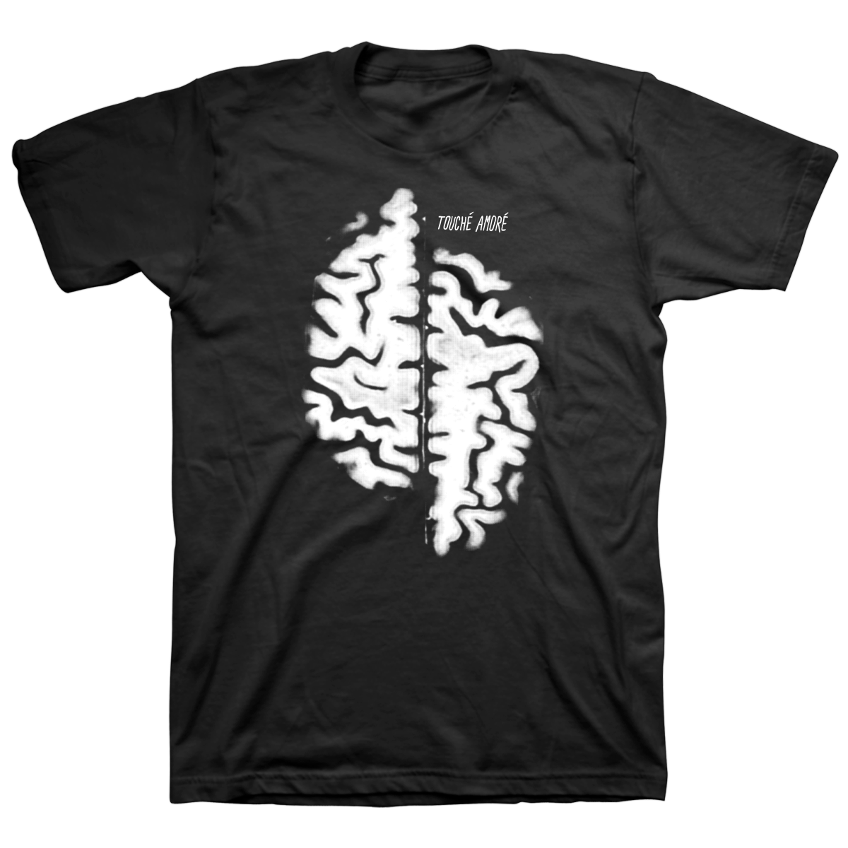 TOUCHE AMORE &quot;Brain&quot; Black T-Shirt
