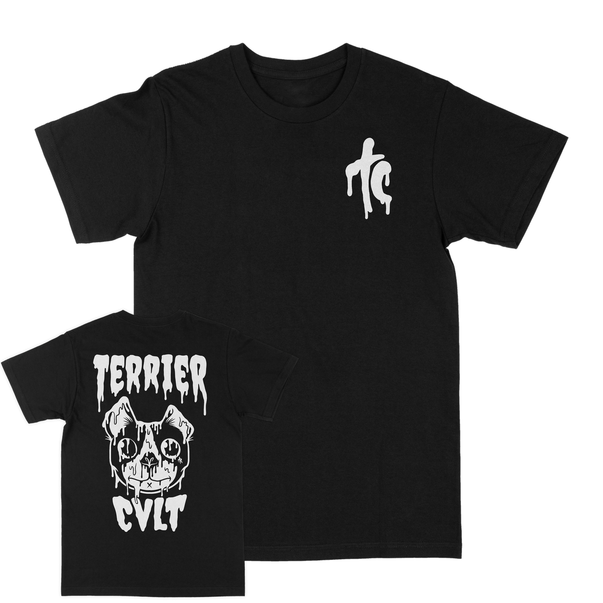 TERRIER CVLT &quot;Melt Your Mind&quot; Black T-Shirt