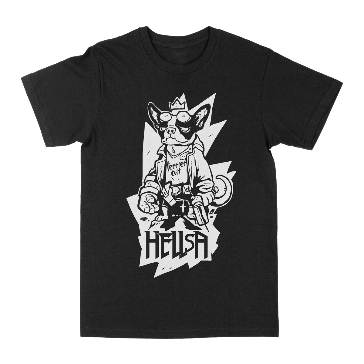 TERRIER CVLT &quot;Hellsa&quot; Black T-Shirt