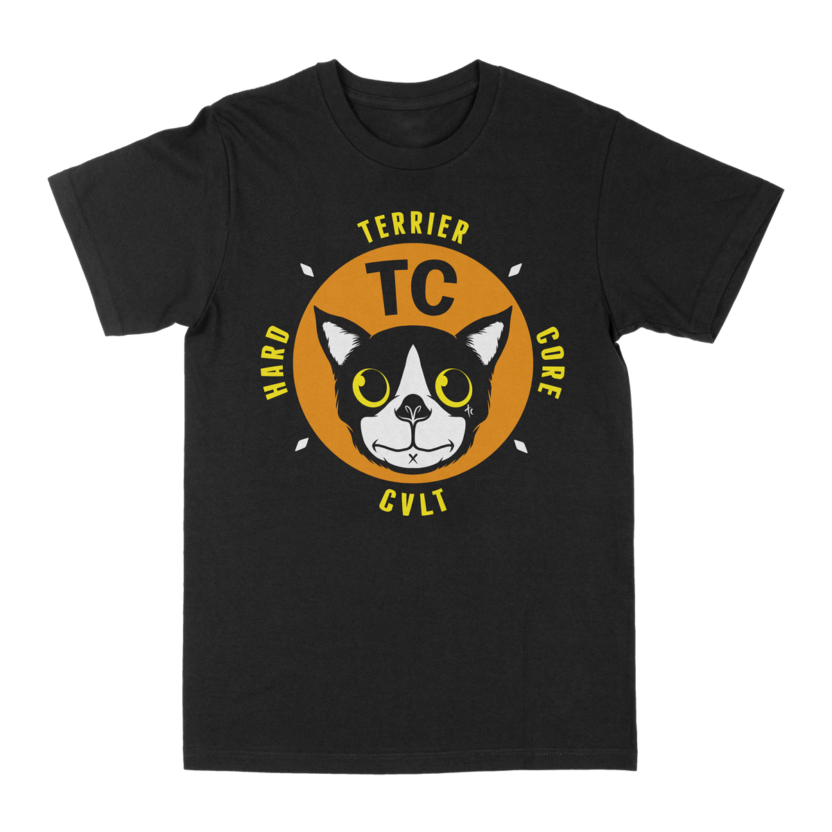TERRIER CVLT &quot;TCxHC&quot; Black T-Shirt