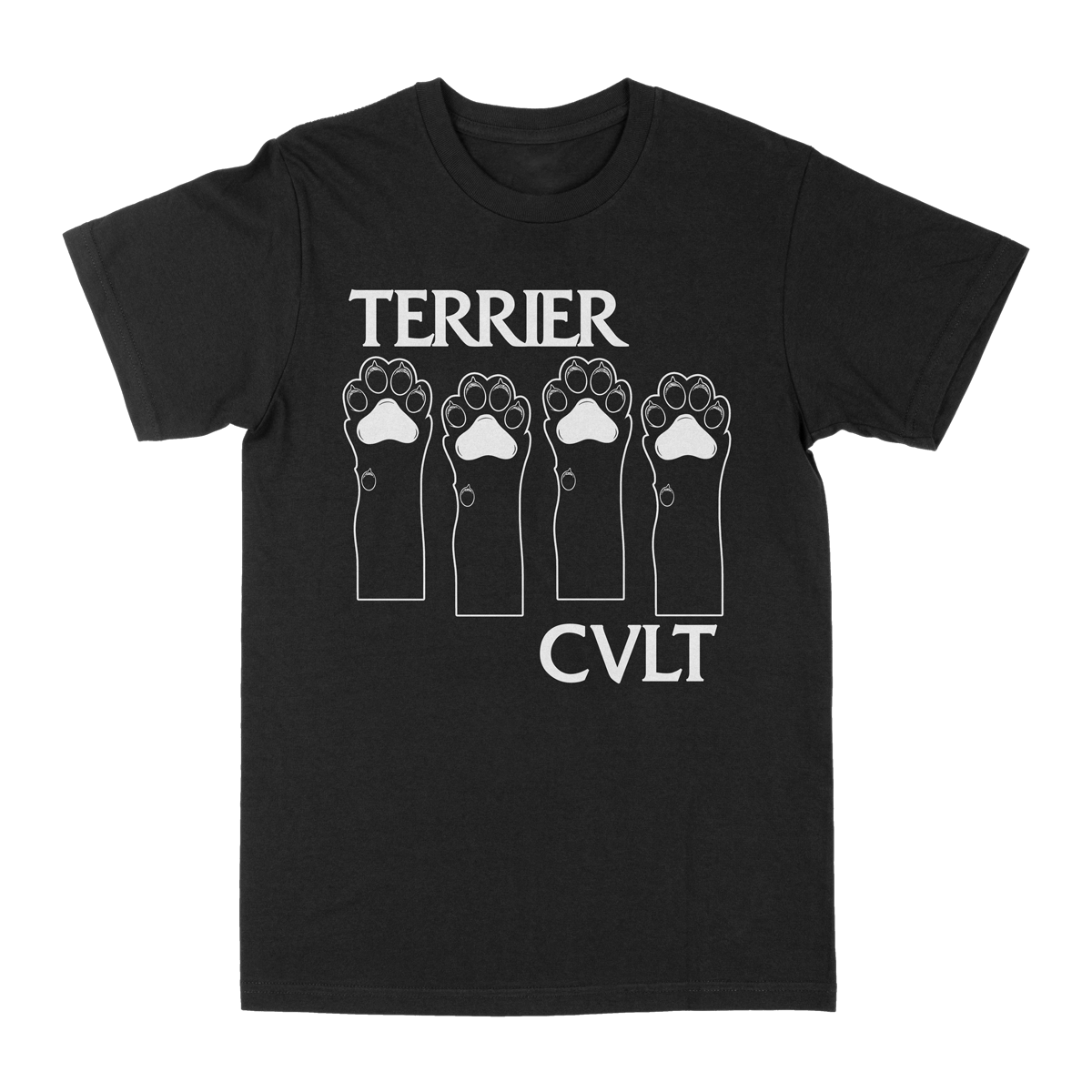 TERRIER CVLT &quot;Thirsty &amp; Miserable&quot; Black T-Shirt