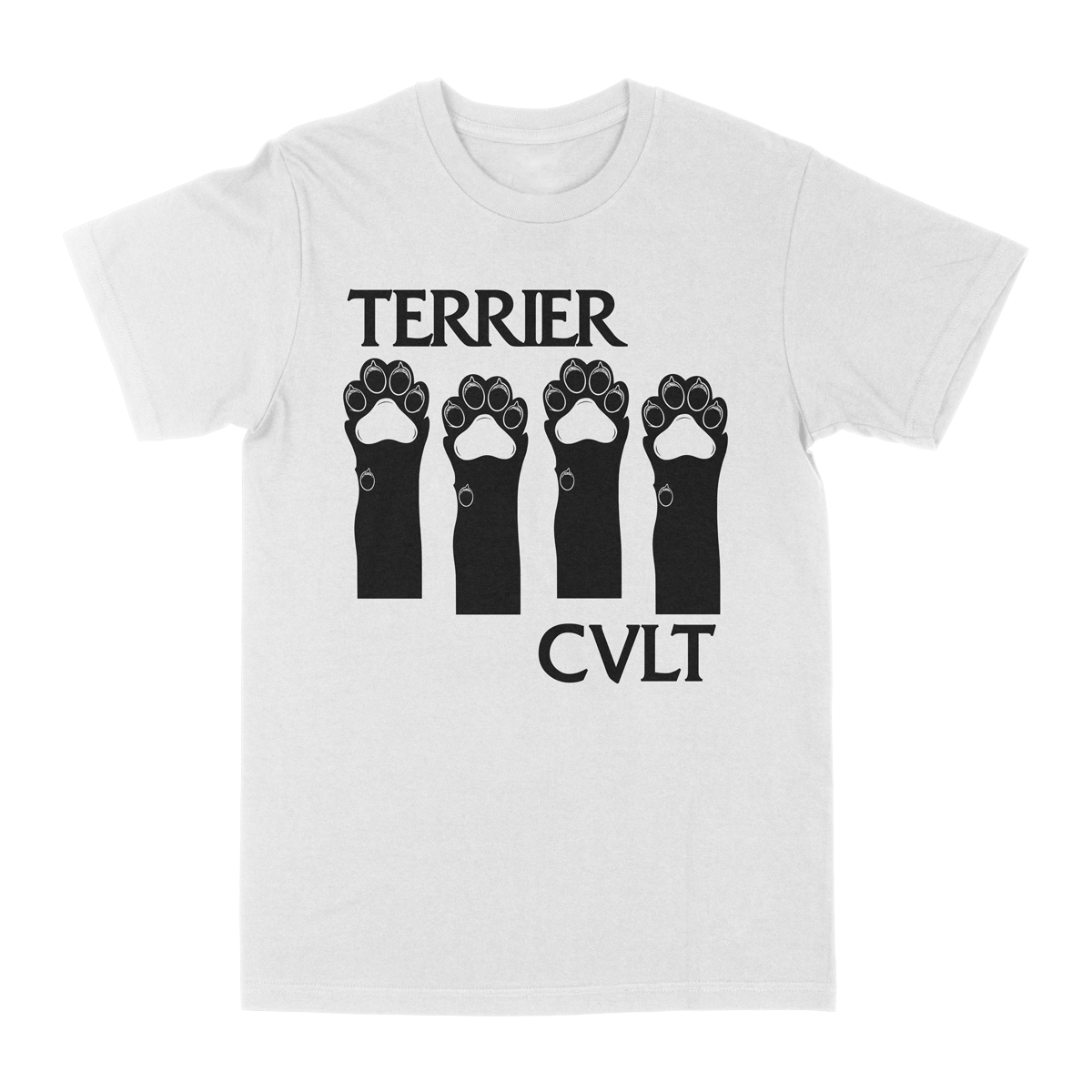 TERRIER CVLT &quot;Thirsty &amp; Miserable&quot; White T-Shirt